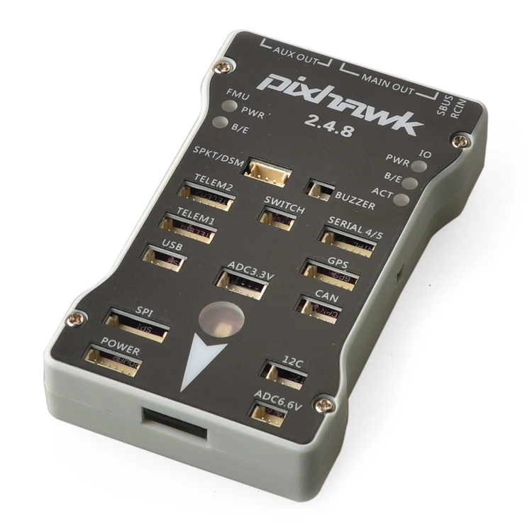 

Pixhawk PX4 PIX 2.4.8 32 Bit Flight Controller PX4FMU PX4IO Safety Switch Buzzer 4G SD Splitter Expand Integrated