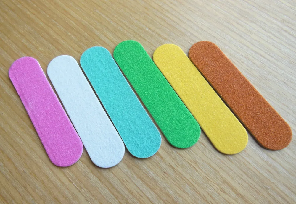 50 pcs  mixed colour wooden emery board wood nail  file mini nail file  nail art tool  manicure tool  240/240