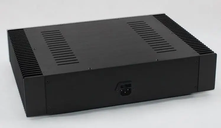 LL4309 Aluminiumgehäuse, Leistungsverstärkergehäuse, Klasse A, AMP-Box, Doppelkühlkörper