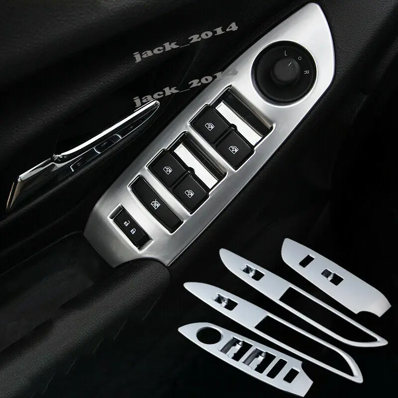 Stainless Interior Door Armrest Decorative Cover Trim 4pcs/set Fit for Chevrolet TRAX 2014 2015 2016 2017