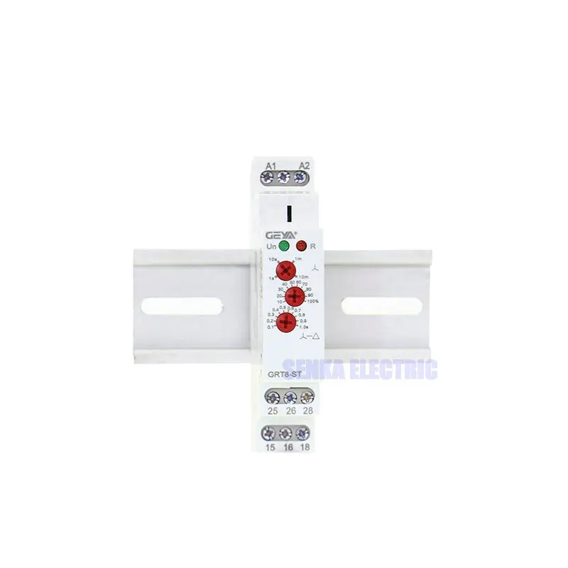 متعددة الوظائف التلقائي قابل للتعديل ستار دلتا بدء الوقت التتابع الموقت التبديلات AC / DC12-240V #3