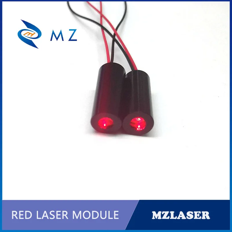 Red Dot Laser Module D8mm 635nm 5Mw Hoge Kwaliteit Glazen Lens Apc Drive Type Cw Circuit Model Industriële Kwaliteit