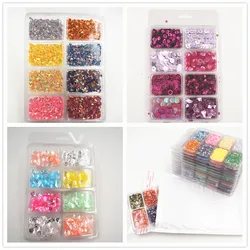 19 Style Suit Combination Box Packing Select Sequins PVC Paillettes Craft DIY Wedding Garment Sewing Lentejuelas Accessories