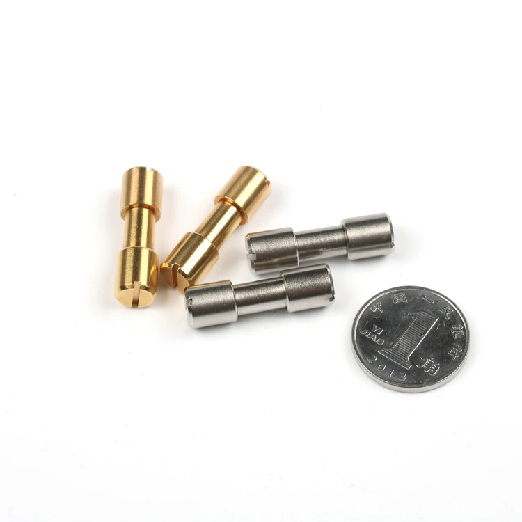 5pcs lot 6.8mm Corby Fastener Stainless Steel&Brass Tactics lock Rivet Knife DIY tools handle fastener