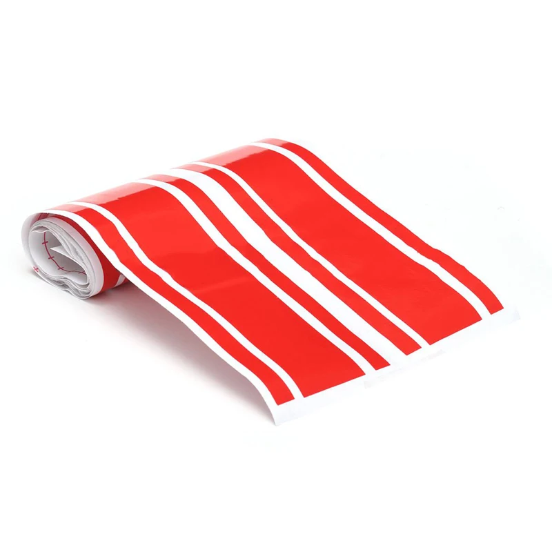 2pcs 183x8cm DIY Car Body Hood Vinyl Racing Stripe Pinstripe Sticker Decal