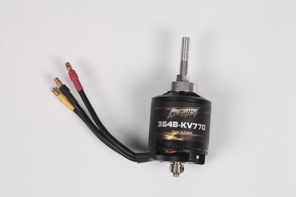 FMSRC 3648 KV770 Motor for 1100mm 1.1m P51 / F2G / 980mm P47 New Predator PRKV770 RC Airplane Model Plane Spare Parts