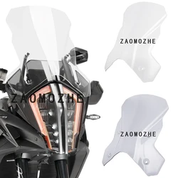 KTM 1290 슈퍼 어드벤처 R / S 2017 2018 2019 2020 2021 용 오토바이 앞 유리 윈드 스크린 공기 흐름 윈드 디플렉터 스크린