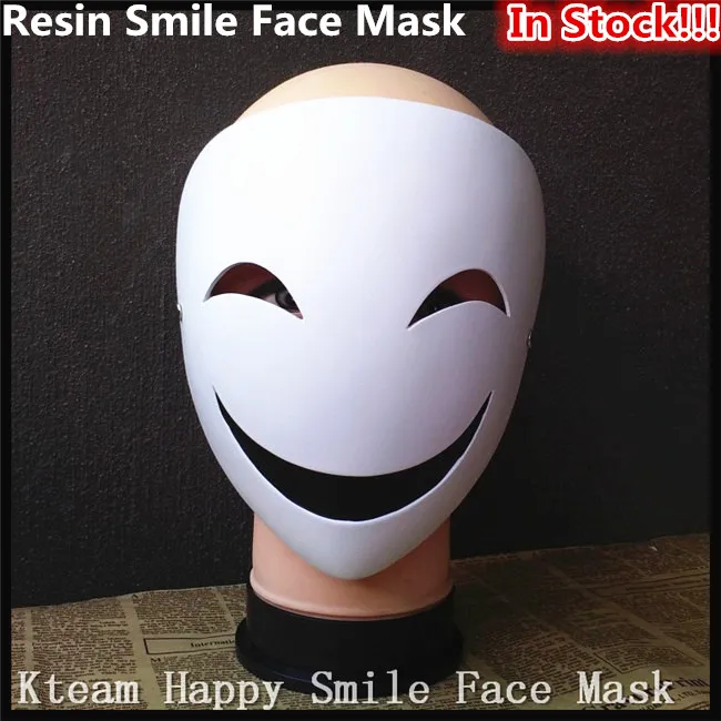 

Top Grade Movie The Purge Clown Resin Anonymous Masks Halloween Scary Horror Party Full Face Smile Mask Carnival Costume