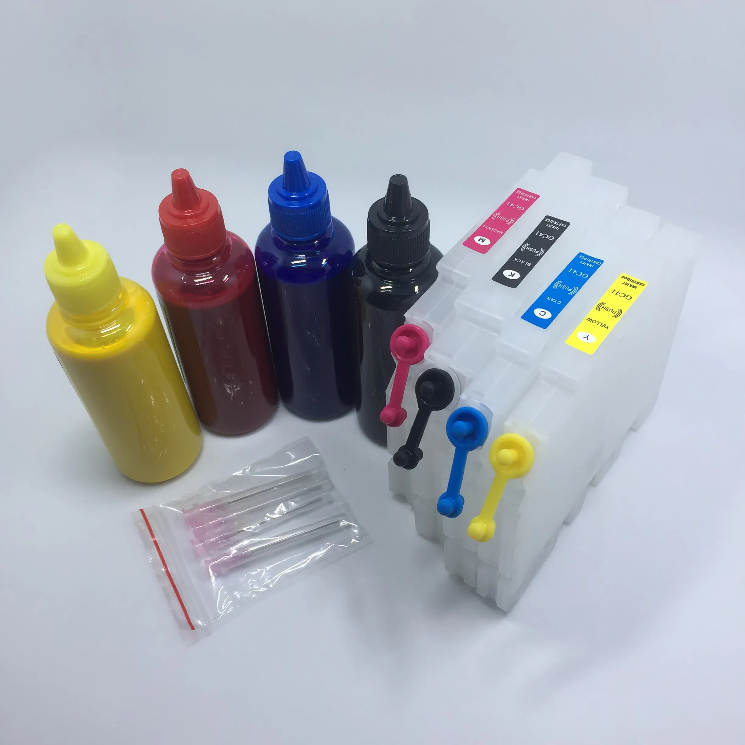 YOTAT 400ml Sublimation Ink + GC41H Refillable Ink Cartridge GC-41 GC41 for Ricoh SG3100 SG2100 SG2010L SG3110dnw with ARC chip