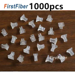 1000pcs SC FC couplers Transparent dust caps , FC SC Adapter dust caps, Fiber Optic Connector dust caps SC Splitter dust caps