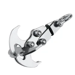 Outdoor Grappling Hook Adventure Survival Hook Stainless Steel Gravity Hook Survival Folding Multifunctional Claw Carabiner
