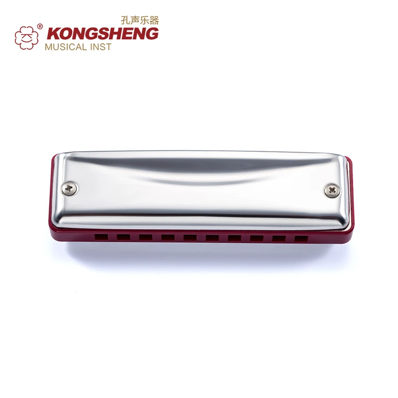 Imagem -02 - Kongsheng Benders Harp Diatonic 10-hole Plastic Comb Vermelho para Iniciantes