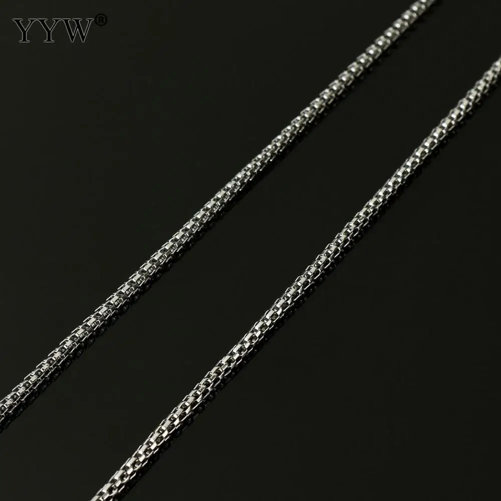 10m/Spool Jewelry Making Chain Stainless Steel Women Men Necklace Bracelet Fashion Original Color Charm DIY Material 2mm
