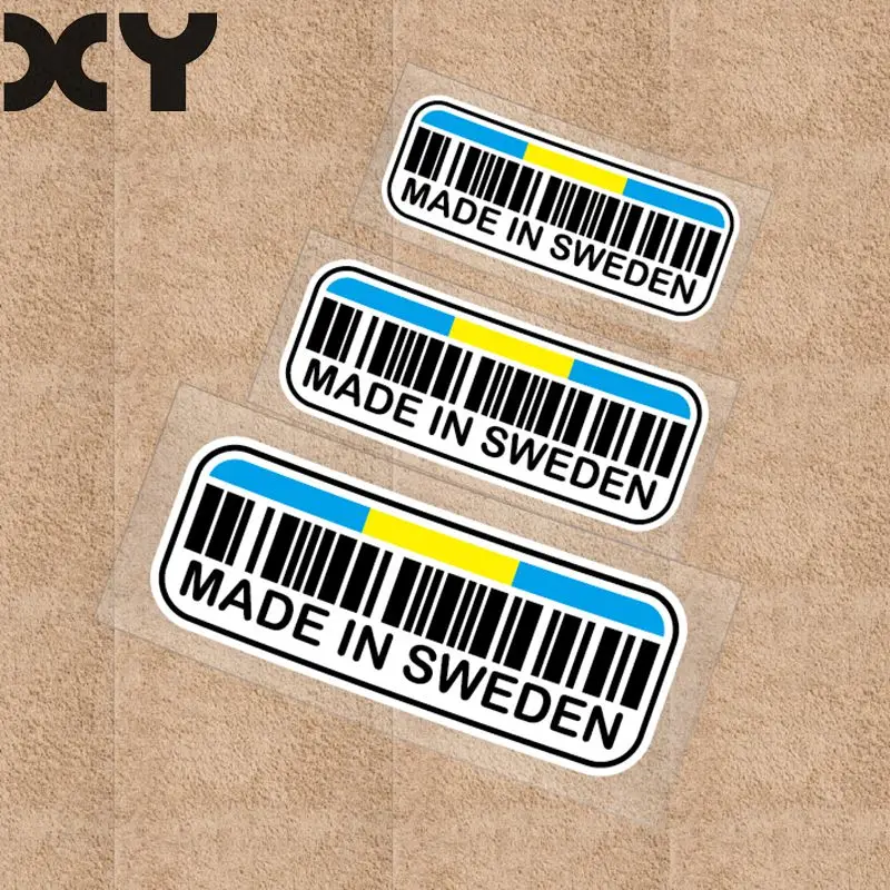 XY Car Styling Reflective Type Car Stickers Motorcycle Stickers Decals Sweden Flag Truck Auto Motorcycle Helmet Sticker