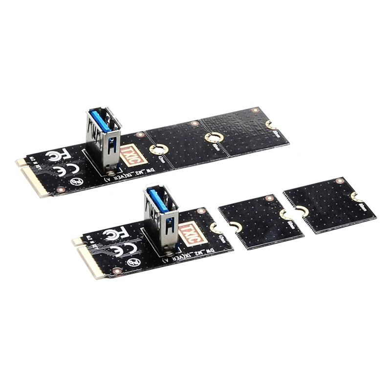 H1111z ngff m.2 slot para usb3.0 pci-e riser card m2 slot extensor adaptador para mineração btc/th