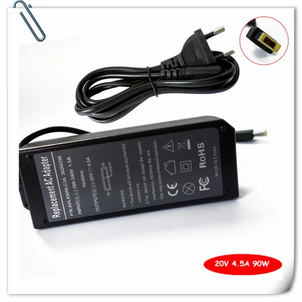 90W Power Supply Cord For Lenovo Essential G505 G700 G710 Laptop Adapter cargador laptop charger cargadores portatiles 20V 4.5A