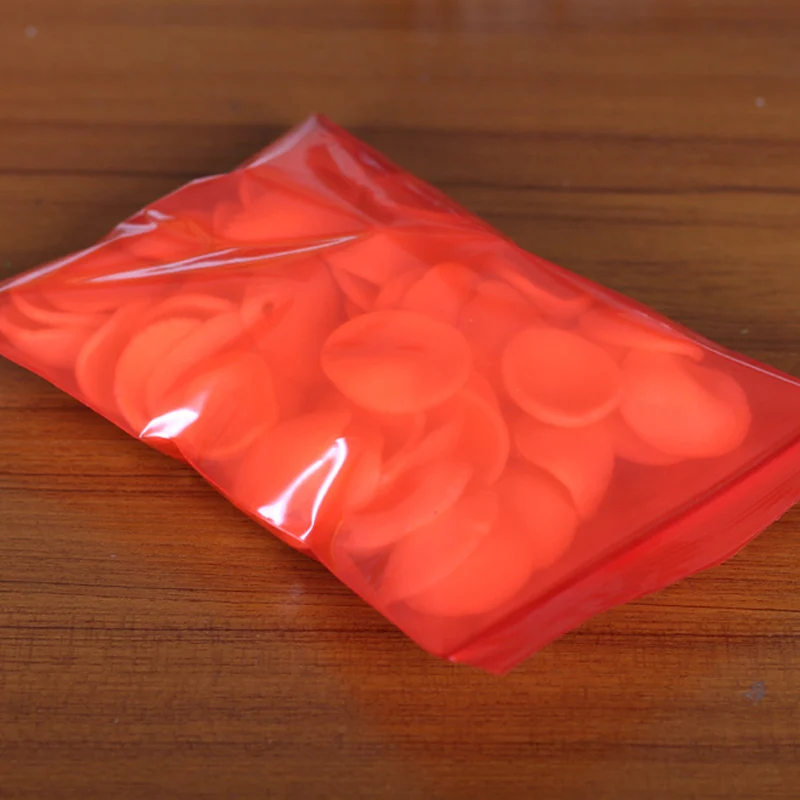 4x6cm 100pcs Thick Plastic PE Zip Lock Resealable Jewelry Packing Bags , Food Carry Bags Thickness 0.2mm