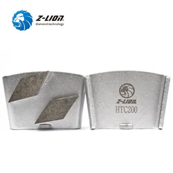 Z-LION  Diamond Grinding Blade Disc Snap Joint Grinding Block Segment Diamond Trapezoid Concrete Floor Coarse Polishing