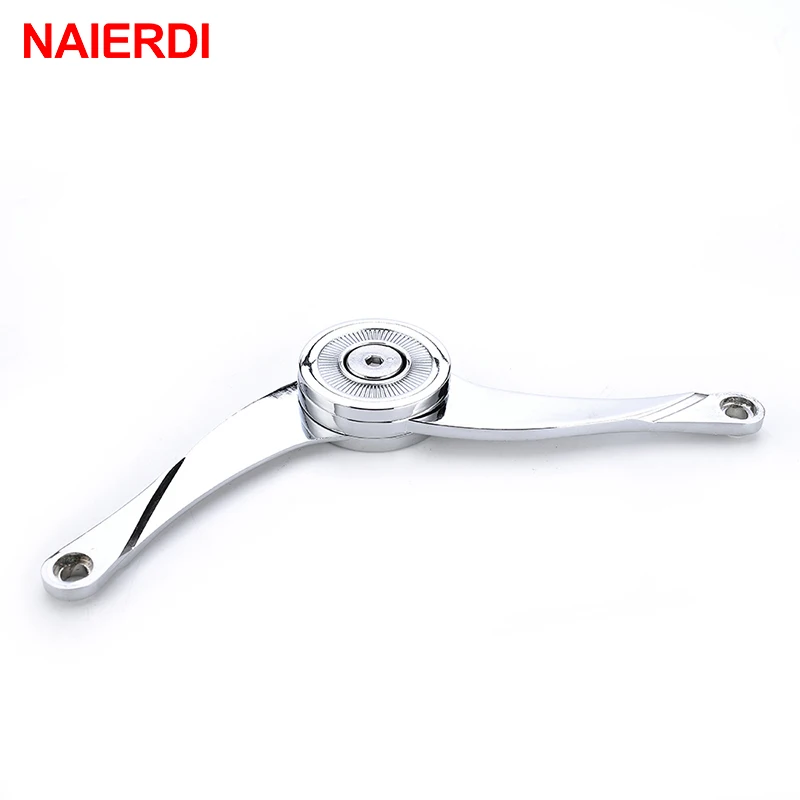 NAIERDI Hydraulic Randomly Stop Hinges Kitchen Cabinet Door Adjustable Polish Hinge Furniture Lift Up Flap Stay Support Hardware