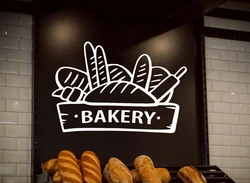 Pastries Bakery Wall Decal Bread Shop Pastry Cakes Biscuits Cafe Wall Window Home Decor Stickers Removable Sign Posters D579