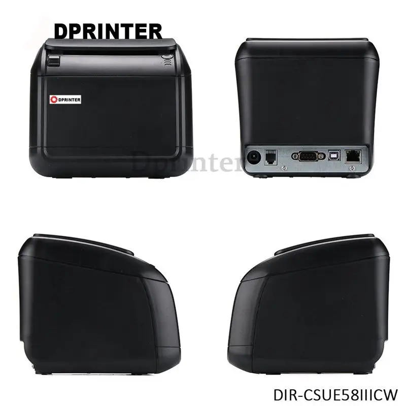 58mm Desktop WIFI Thermal Printer with Auto Cutter Serial USB Ethernet Cashdrawer Interfaces Small ticket printer