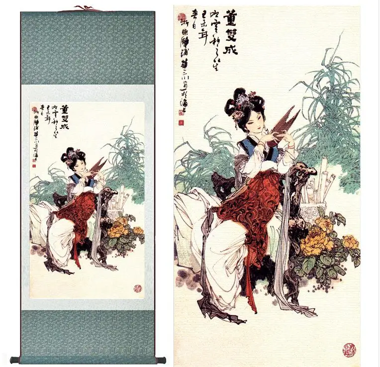 

Traditional Chinese pretty girls painting Home Office Decoration beautifull women painting