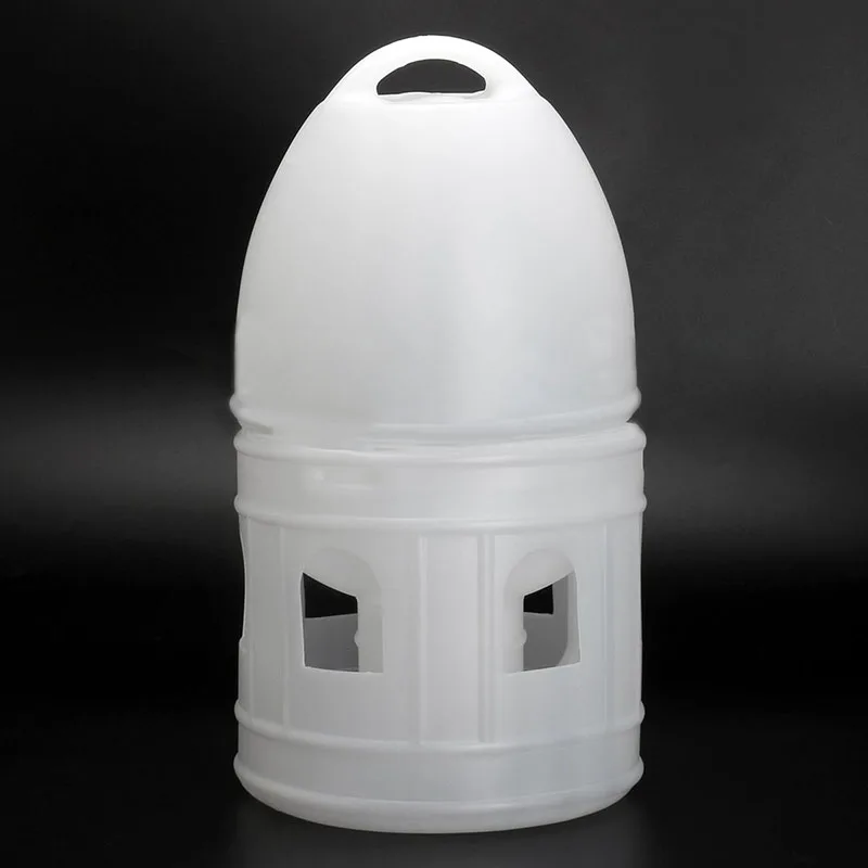 10L White Removeble White Plastic Drinker with Handle for Pigeon Bird Supplies