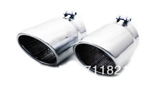 

2PCS Sport Exhaust Muffler Tip Pipe Cover For Audi Q7 First Generation Pre-facelift Model