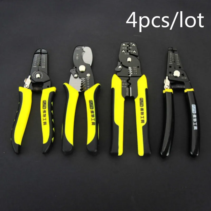 

4 pcs/ lot Drawing Wire Clamp Electrician Tool Manual Operation Peel Wire Clamp Crimping Pliers Peeling Clamp Wire Clamp