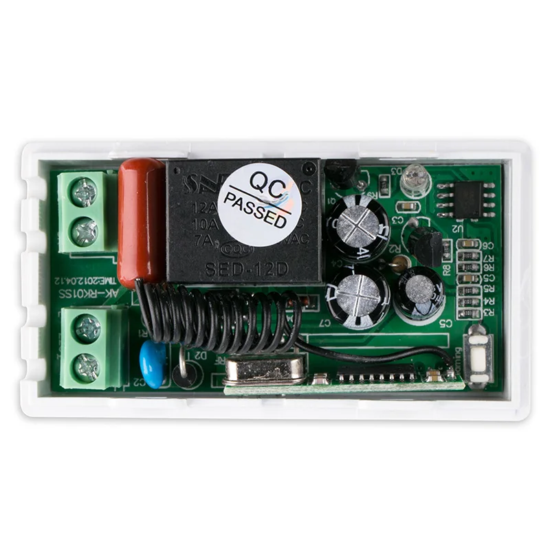 433mhz AC 220V 1 CH  RF Wireless Remote Control  Switch  4 receiver+ 30  transmitter  Simple connection  learning mode selflock