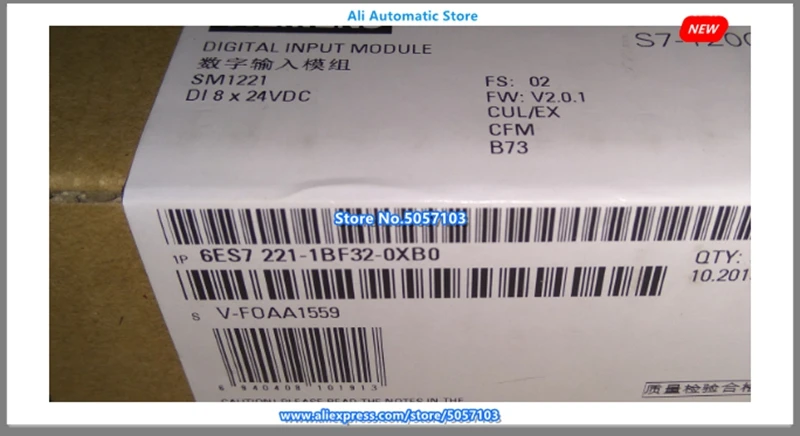 Módulo Plc Integrado Sm1221 6es7 Novo