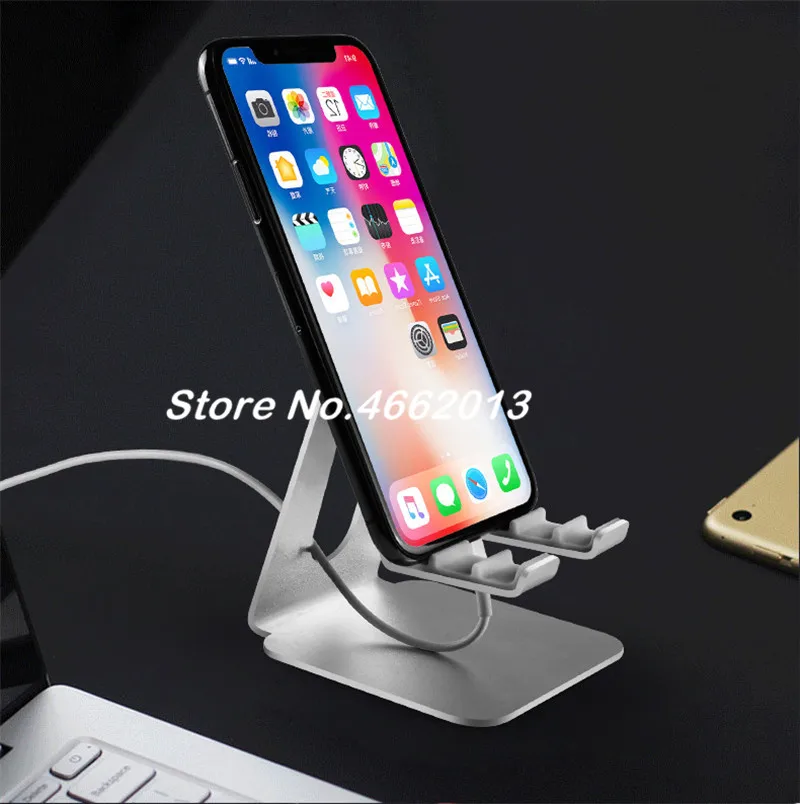 10 pcs universal Folding Table cell phone support metal holder desktop stand for your phone Smartphone & Tablet holder for phone