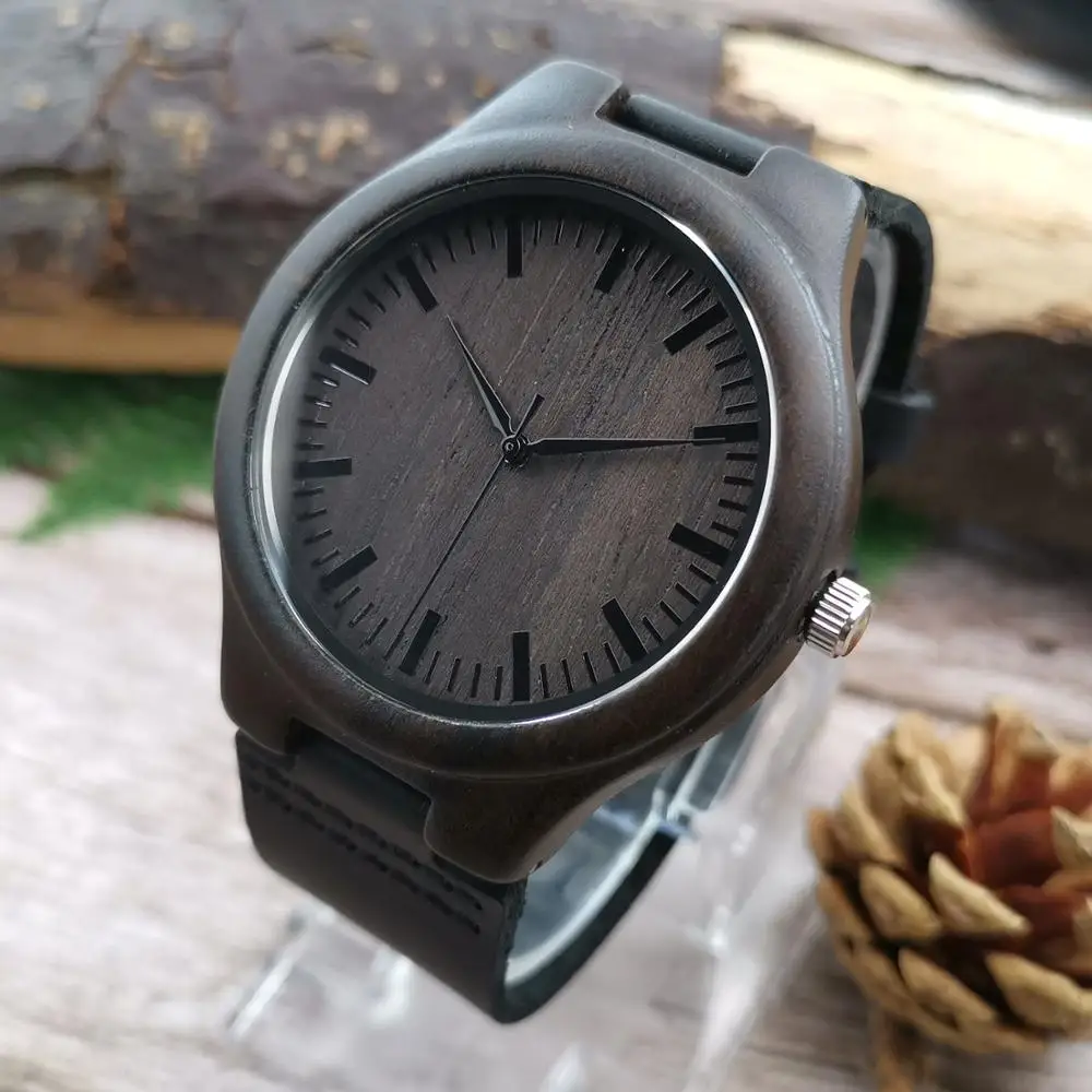 To My Love-el día que te encuentro, he encontrado mi pieza perdida, reloj de madera de grabado, relojes de cuarzo automáticos de lujo, regalos de vacaciones