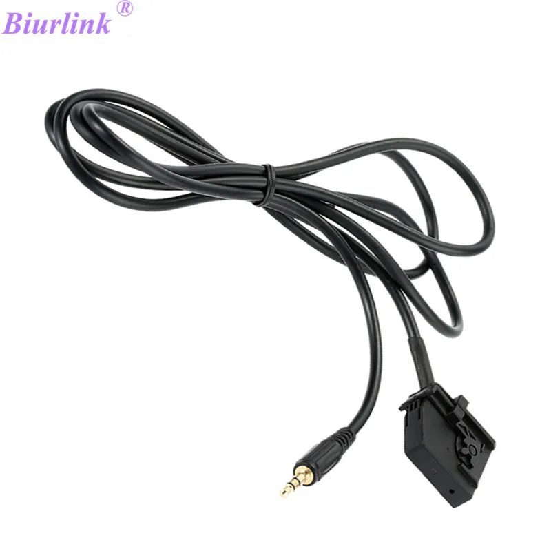 Biurlink Car Stereo Audio Device Extend 3.5MM JACK Adapter AUX-IN AUX Cable 18Pin Socket For Benz Command 2.0