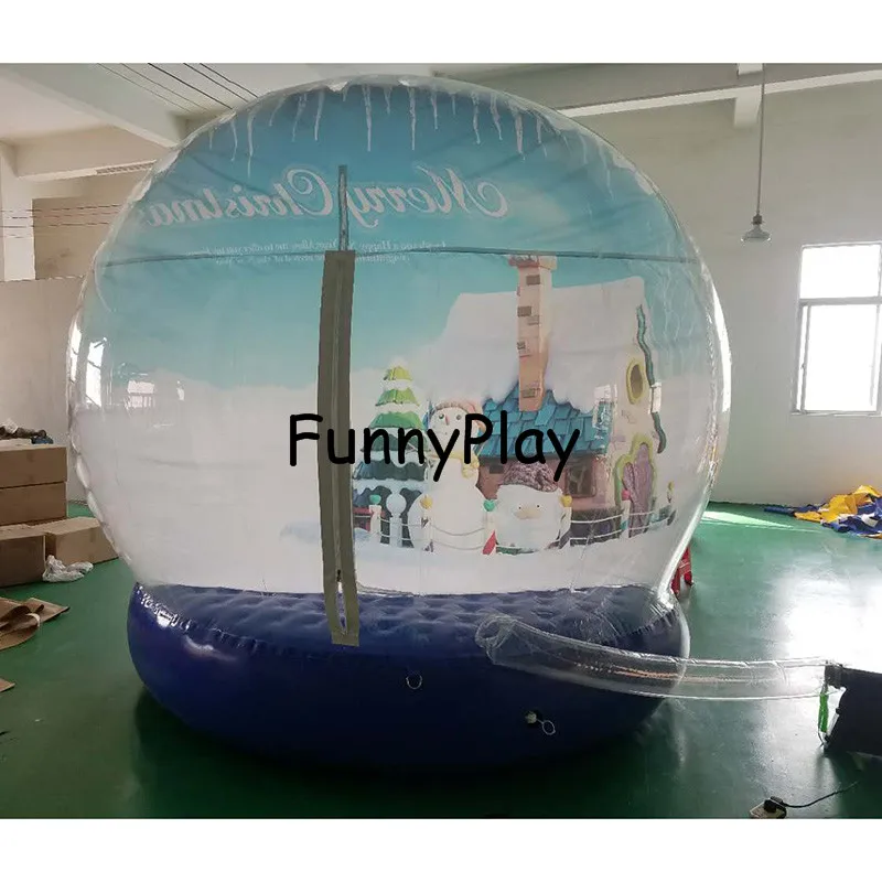 

party tents for Christmas Decoration,inflatable snowball diy snow globle tent,blow up bubble tents,inflatable yard tent