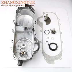 43cm gearbox body & start tooth & spring & gasket for SYM ORBIT 50cc GY6 139QMB 4T 12 inch wheel Scooter