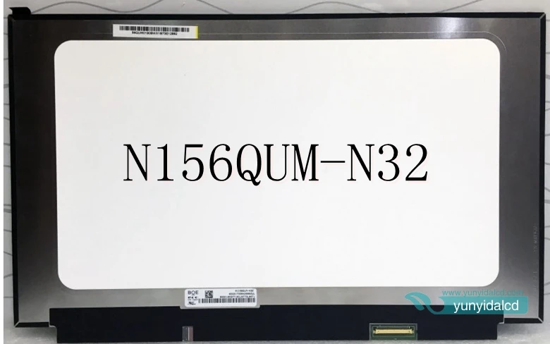 

NV156QUM-N32 NV156QUM N32 IPS Marix for Laptop 15.6" 3840X2160 Glossy 40Pin LCD Display LED Screen