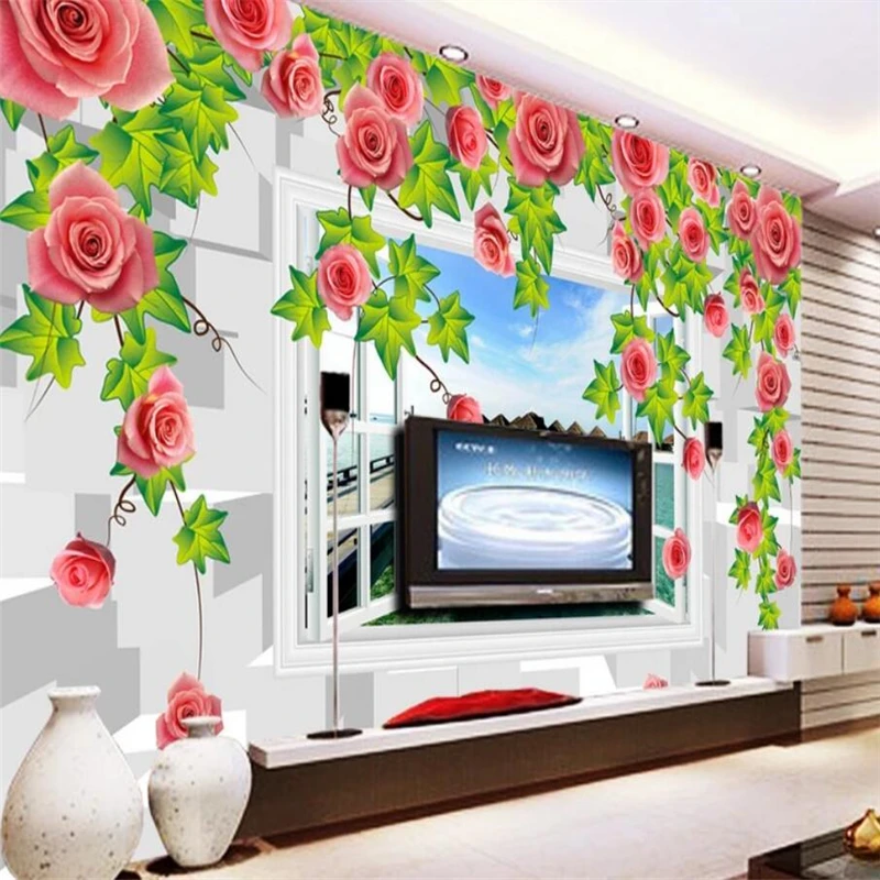 

Decorative wallpaper 3D background wall painting