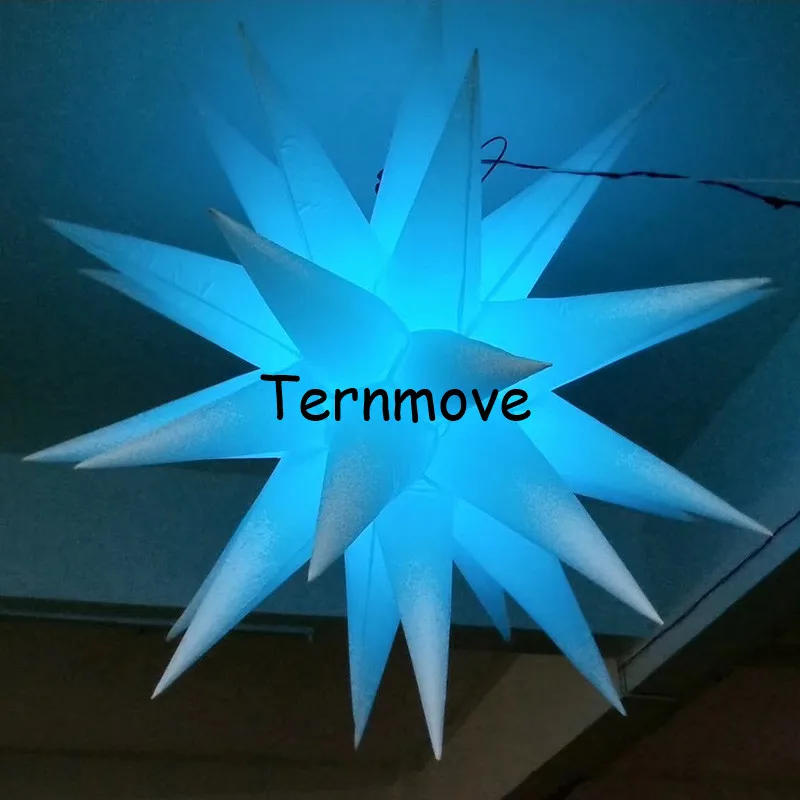 inflatable hanging star inflatable lighting star for  bar nightclub, party, festival music stage decoration free shipping