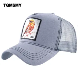 TQMSMY High Quality Cotton Cap for Men and Momen Trucker hats Gorras Snapback Caps Bird Baseball Caps male Visor Summer Cap DHN
