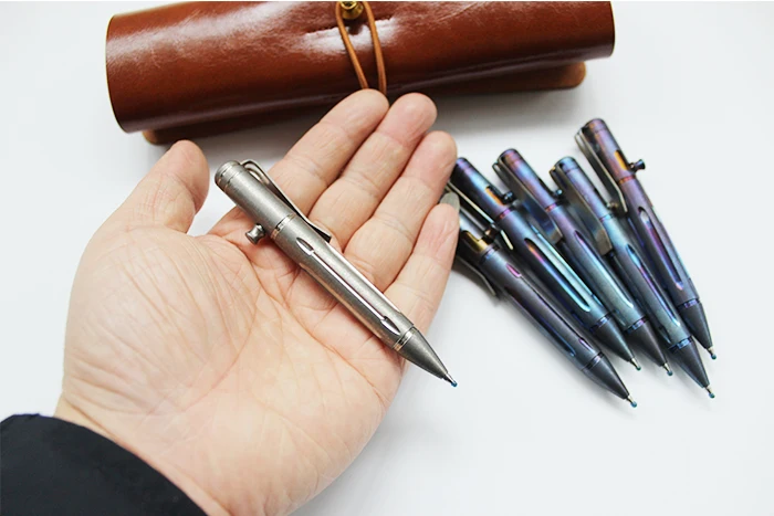¡Nuevo! Mini bolígrafo táctico portátil de aleación de titanio TC4, herramienta militar de autodefensa, llavero, supervivencia, emergencia, EDC, herramientas al aire libre