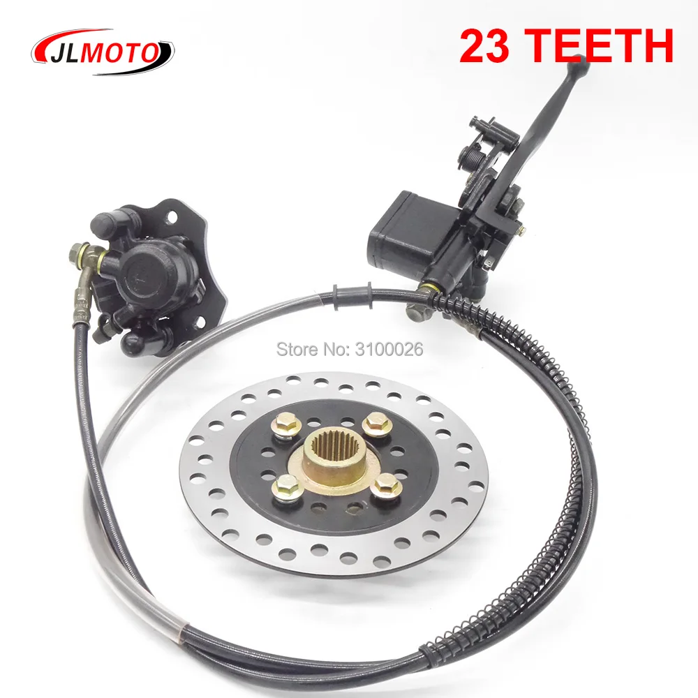 158mm/160mm Disc Brake with 23 Teeth Hub Fit For Rear Axle Brake Golf Quad ATV UTV Go kart Buggy Bike Parts