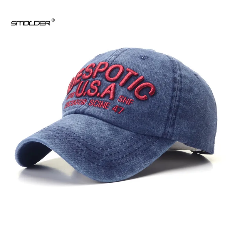 

[SMOLDER] 2018 Fashion New Unisex Dad Hat Casual Baseball Cap Snapback Hats Fitted Embroidery Hip Hop Caps Men