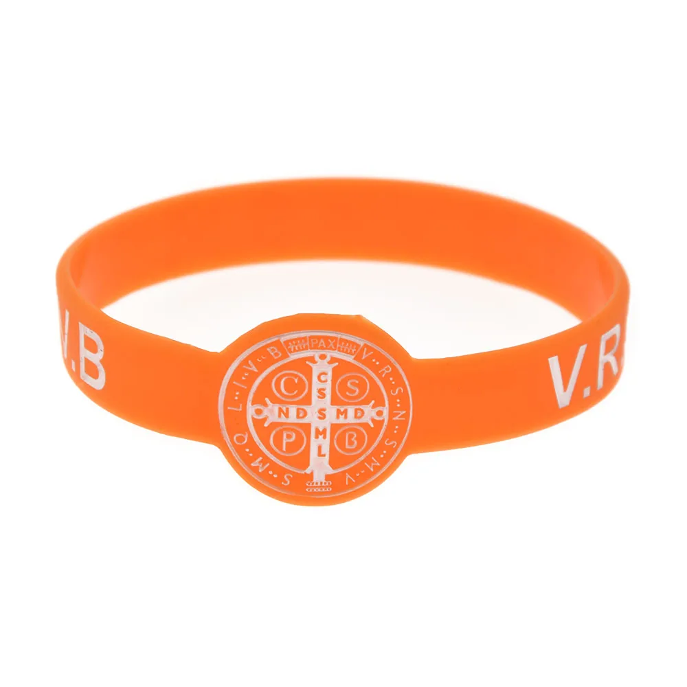 1 PC CSPB CSSML NDSMD Jesus Silicone Wristband Faith Christian Religious Bracelets Bangles For Women Men