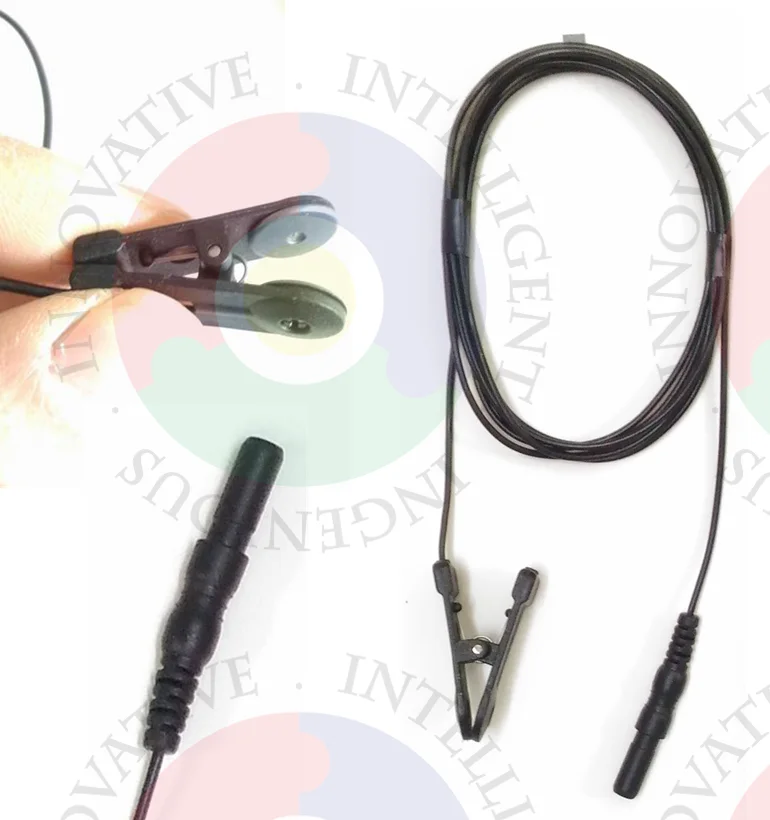 Advanced EEG ear clip electrodes, chlorinated Tremella clip electrodes, suitable for OpenBCI and other EEG modules