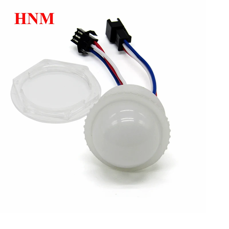 12V 24V 35mm 6LEDs UCS1903 pixel rgb led module light,digital 5050 smd rgb amusement ride led lights,Waterproof IP67,Milky cover