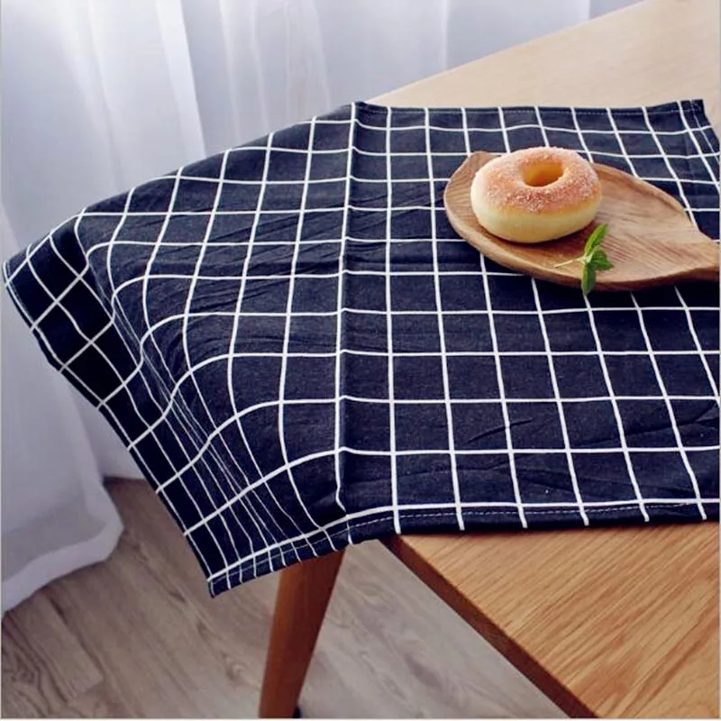 40x60cm Simple Classic Quality Table Napkin Towels Dining Table Mats Cotton Place Mats Plate Mat Coasters 1Pcs