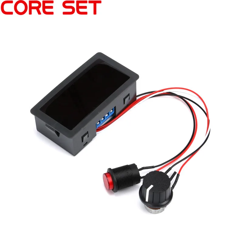 DC 6V-30V 8A 16kHz Adjustable PWM Motor Speed Controller Digital LED Display DC Motor Control CV Governor Switch 12V 24V