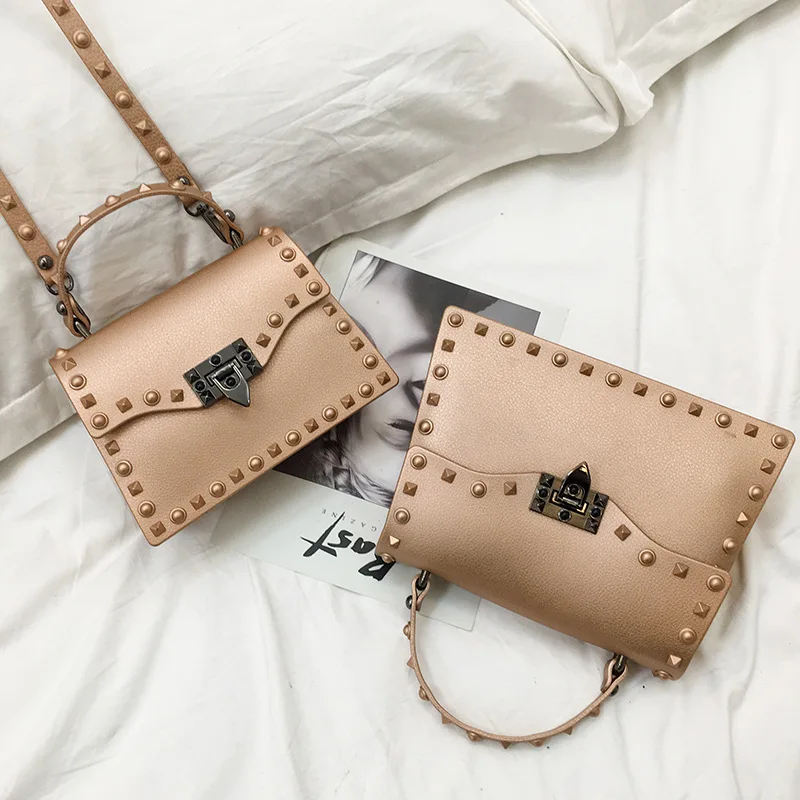 Women Messenger Bags High Quality PVC Transparent Jelly Bag Summer Girl Beach Bag Fashion Chains Shoulder Crossbody Bags