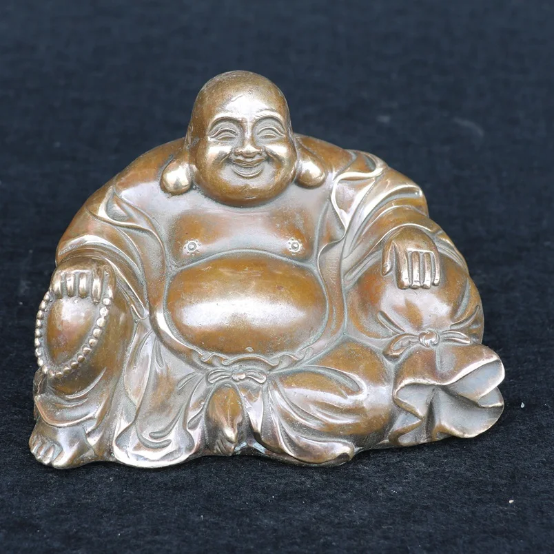 

Antique Old QingDynasty copper statue,buddha sculpture,hand carving crafts,best collection&adornment,free shipping